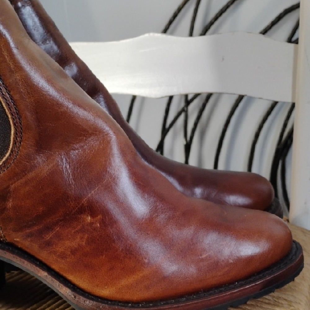 Frye Sabrina Chelsea Leather Ankle Boots - Picture 8 of 15